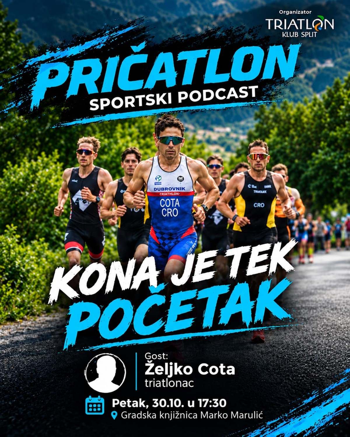 Kako izgleda put do svjetskog vrha? Perspektivni triatlonac gostuje na Pričatlonu u Splitu