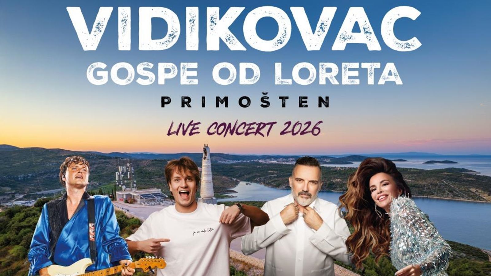 Spektakularno ljeto na Vidikovcu Gospe od Loreta: U Primošten stižu Severina, Cetinski, Rozga, Jozinović