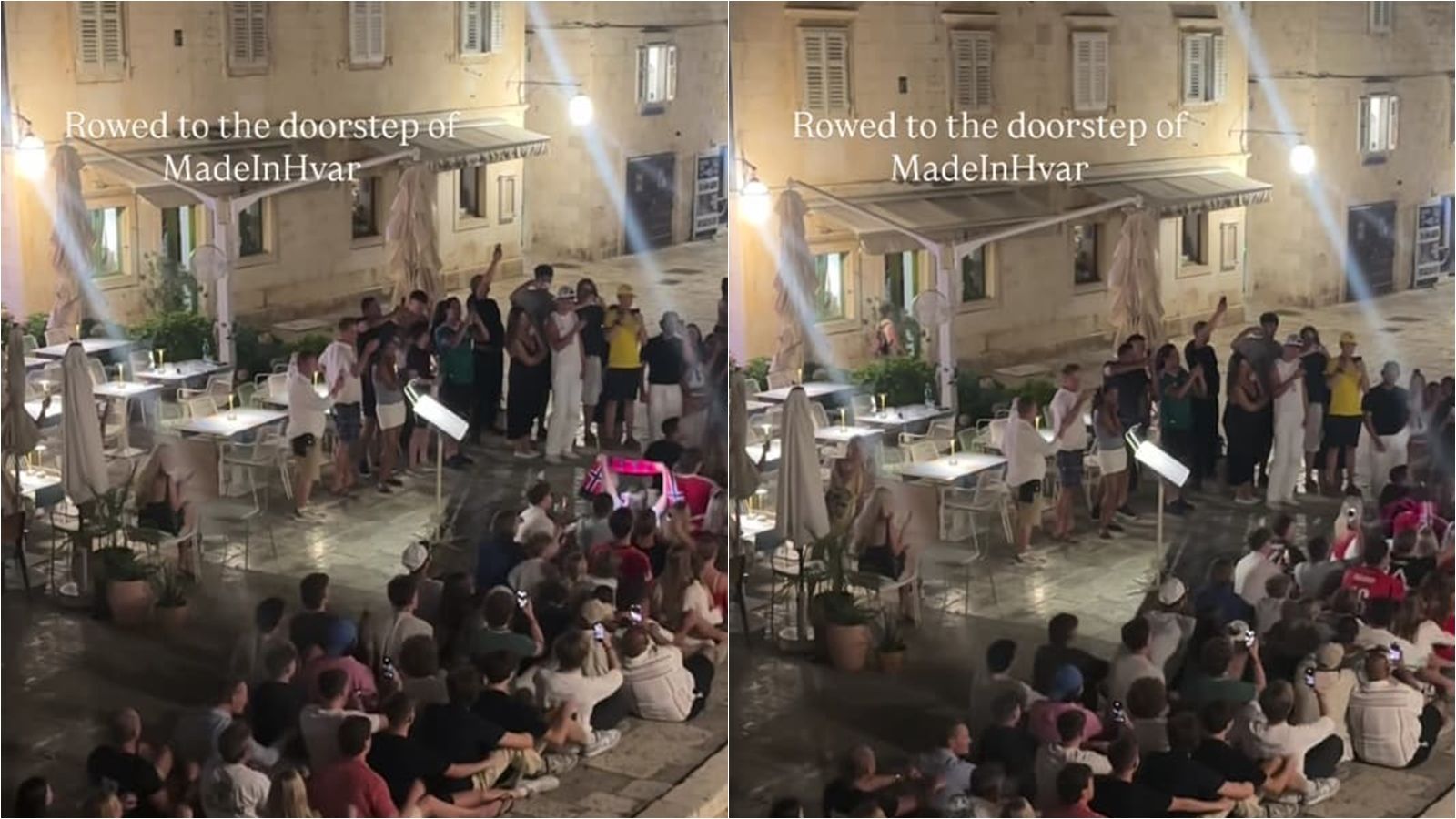 VIDEO Norvežani 'zaveslali' na Hvaru, pogledajte snimku