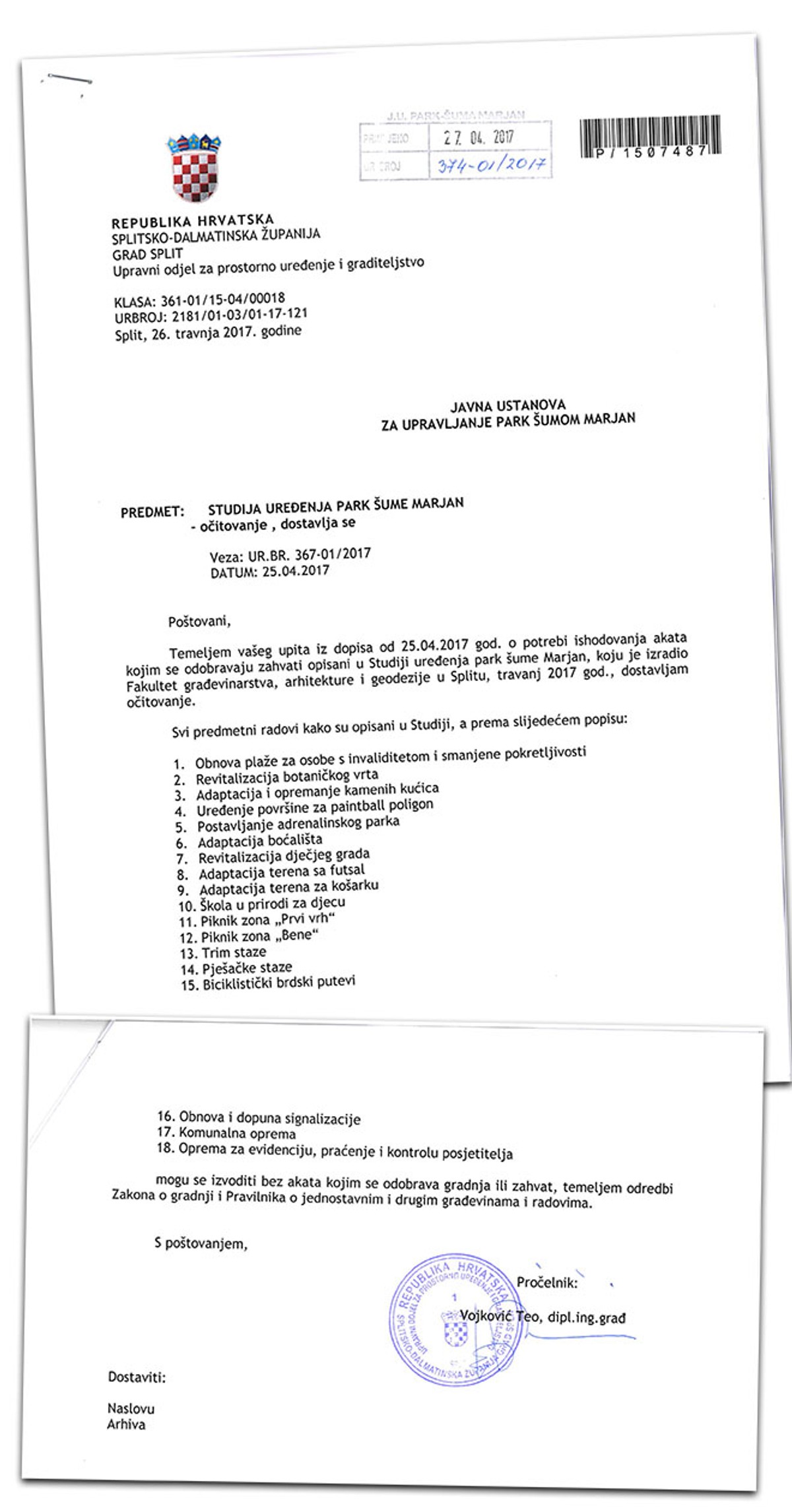 DI JE ZAPELO? Botanički vrt na Marjanu mjesecima je spreman za otvorenje. A sada traje mrtva trka građevinskih inspektora i gradskih urbanista