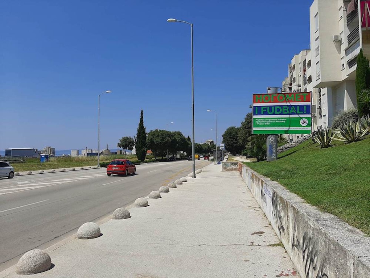 Plakat u Vukovarskoj