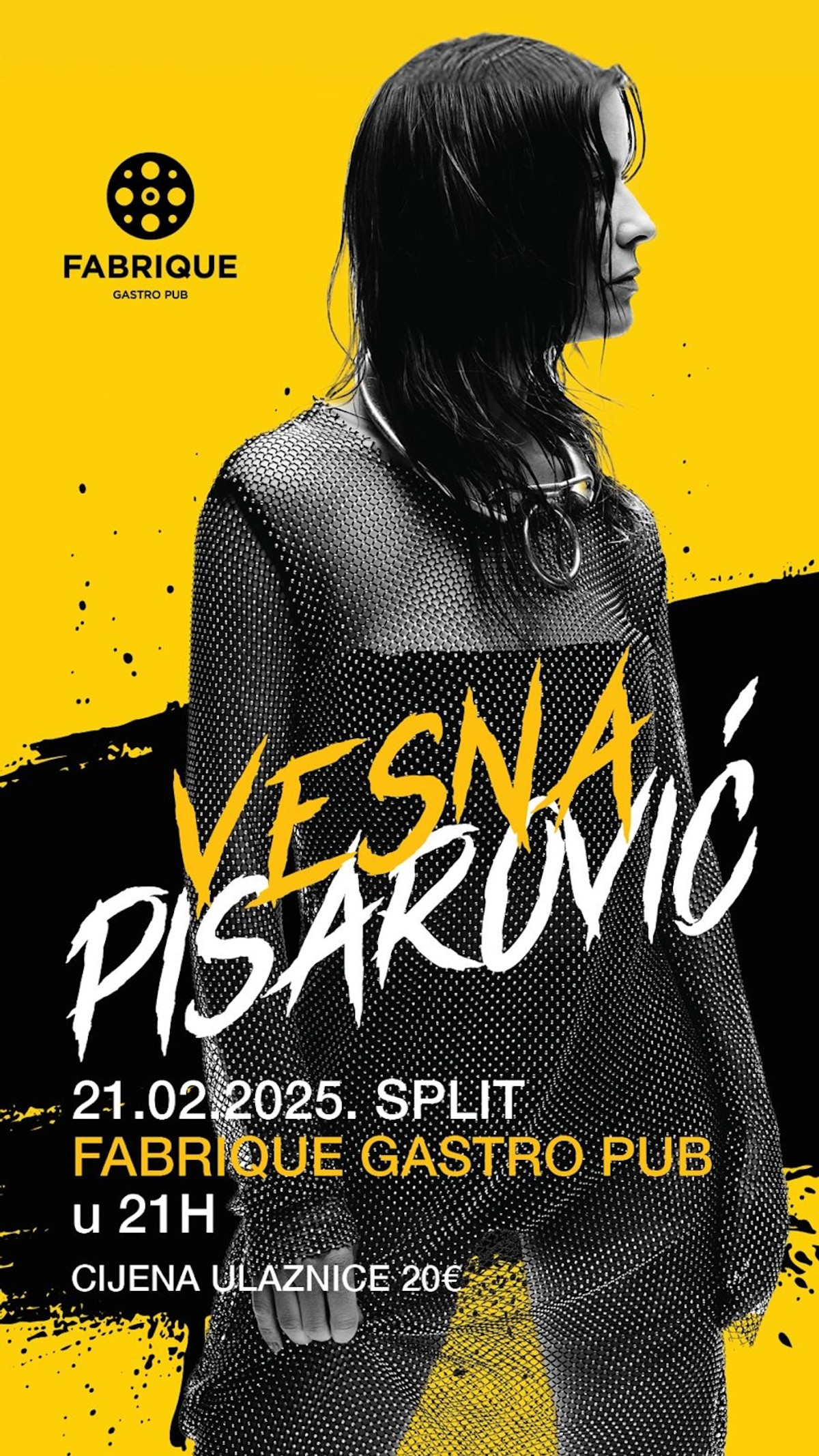 Vesna Pisarović stiže u splitski Fabrique pub
