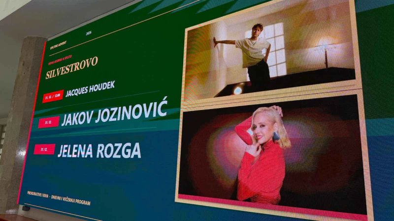 POTVRĐENO Jakov Jozinović i Jelena Rozga uvest će Splićane u Novu godinu!