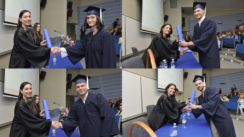FOTO Svečana promocija sveučilišnih prvostupnica i prvostupnika ekonomije na Ekonomskom fakultetu u Splitu