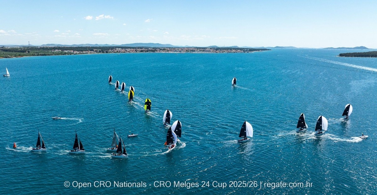 MELGES 24 OTVORENO PRVENSTVO HRVATSKE Ante Ćesić i posada na Melgesu Razjaren obranili titulu prvaka Hrvatske