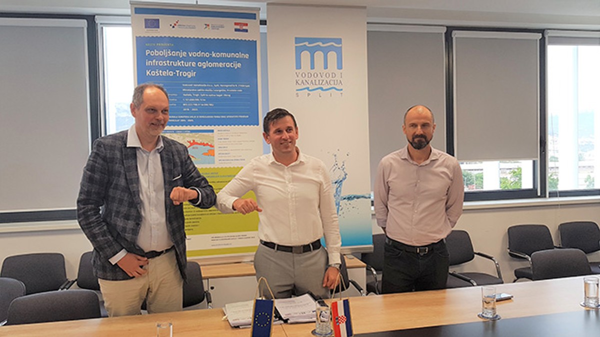 Potpisan ugovor za obavljanje nadzora za realizaciju ugovora iz projekta aglomeracije Kaštela - Trogir