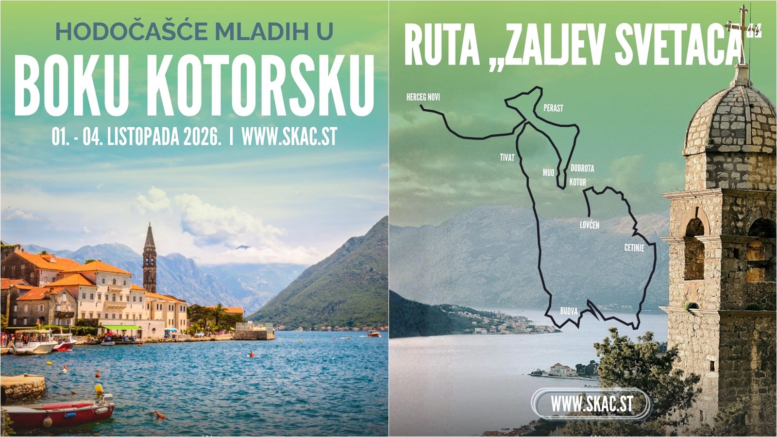 SKAC Split poziva mlade na hodočašće u Boku kotorsku