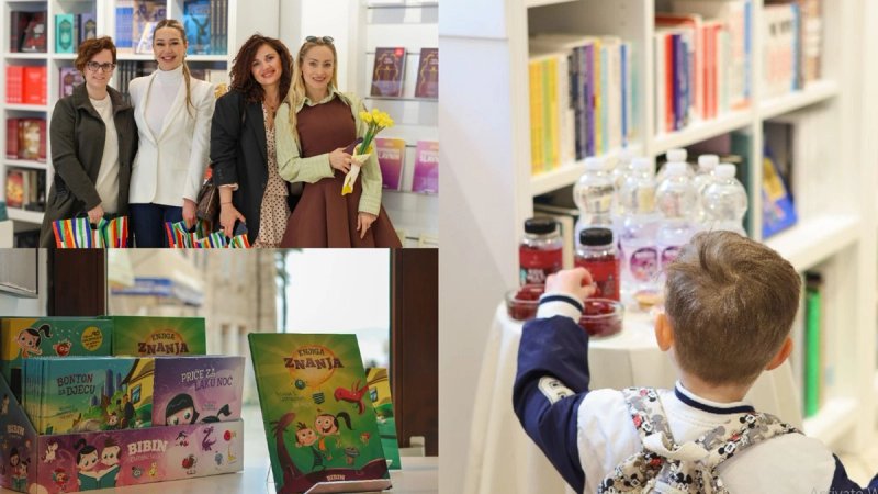 BIBIN ČAROBNI SVIJET STIGAO I U SPLIT Zahvaljujući Školskoj knjizi