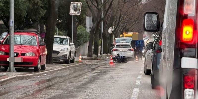Oboren motociklist u Splitu!