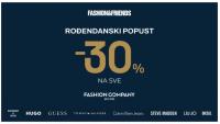 Fashion Company slavi rođendan uz 30 % popusta na sve u Fashion&Friends i online
