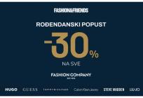 Fashion Company slavi rođendan uz 30 % popusta na sve u Fashion&Friends i online