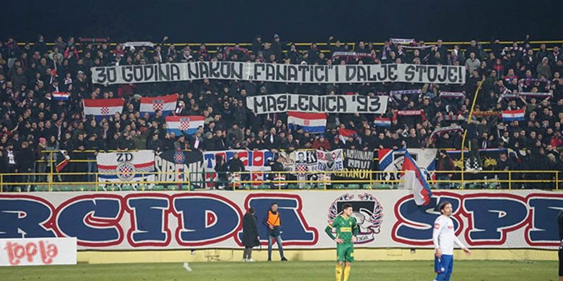 Poruka Torcide na Aldo Drosini