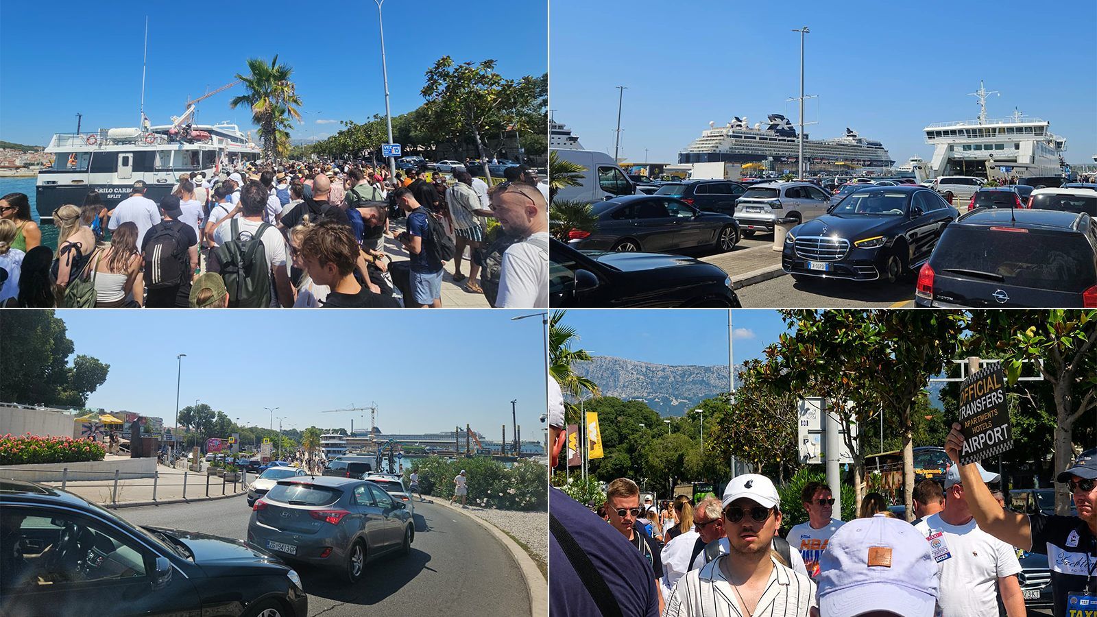 PRŽI SA SVIH STRANA Udarni vikend u splitskom portu: 70 tisuća putnika, 16 tisuća vozila i kolone bez kraja