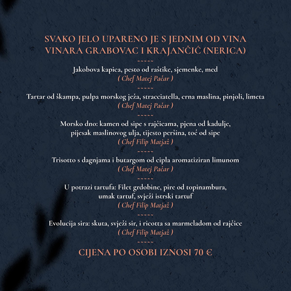 Slovenski chef s Michelinovom zvjezdicom Filip Matjaž večeras gostuje u splitskoj Kadeni