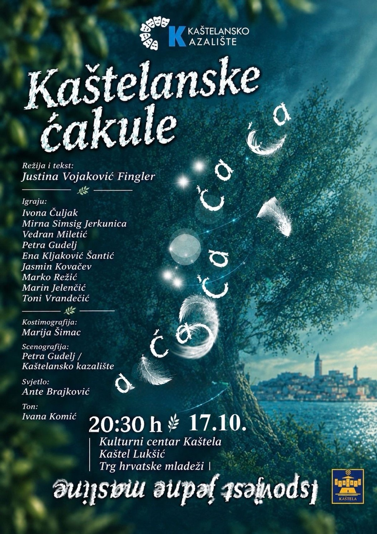 Kaštelansko kazalište slavi 20 godina, proslava počinje premijerom 'Ispovijesti jedne masline'