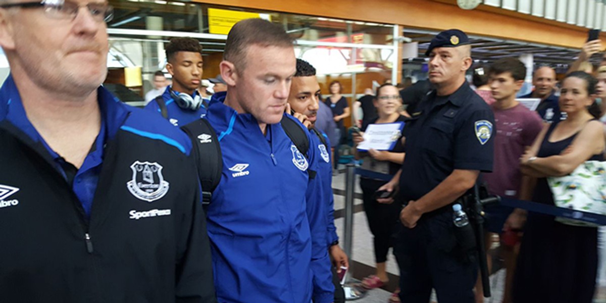 Everton stigao u Split, policajac napravio selfie s Rooneyjem