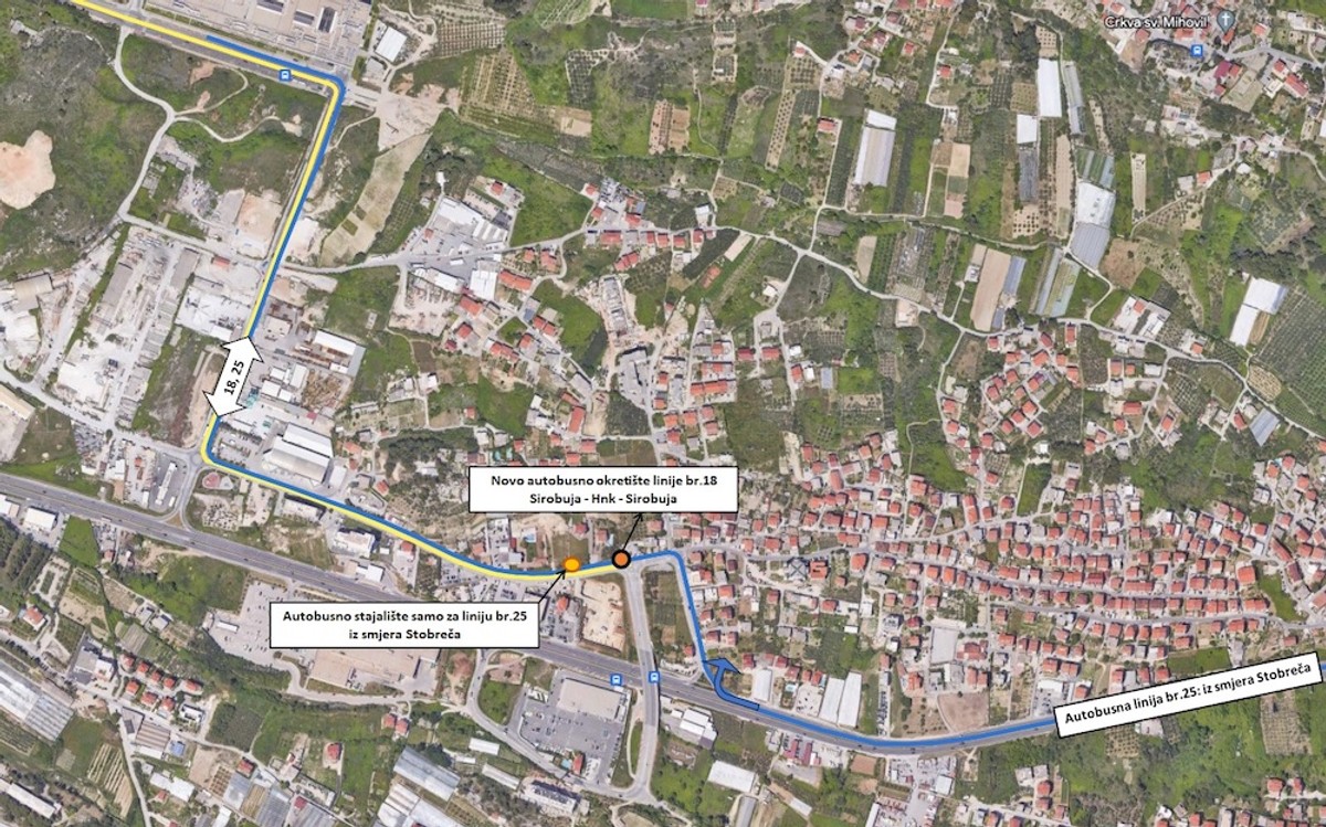 Autobusne linije broj 18 i 25 mijenjaju trasu