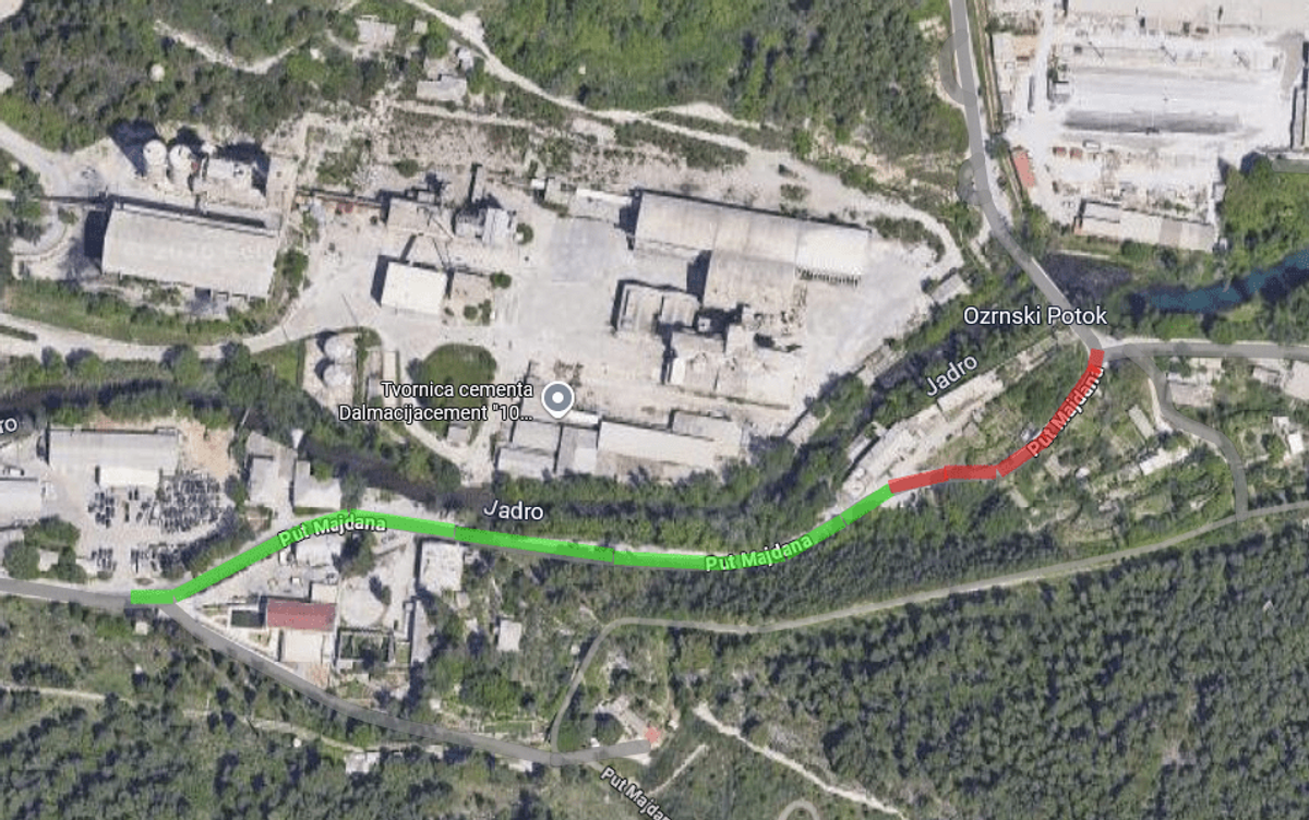 KLIS Radovi na dijelu Puta Majdana