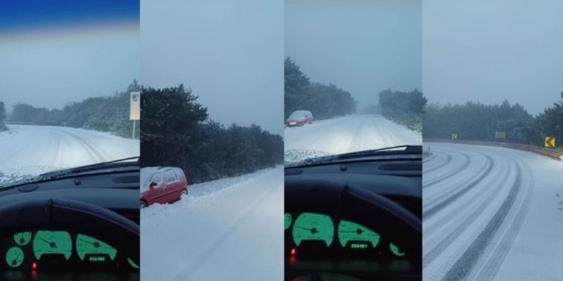 FOTO/VIDEO Brač pod snježnim prekrivačem