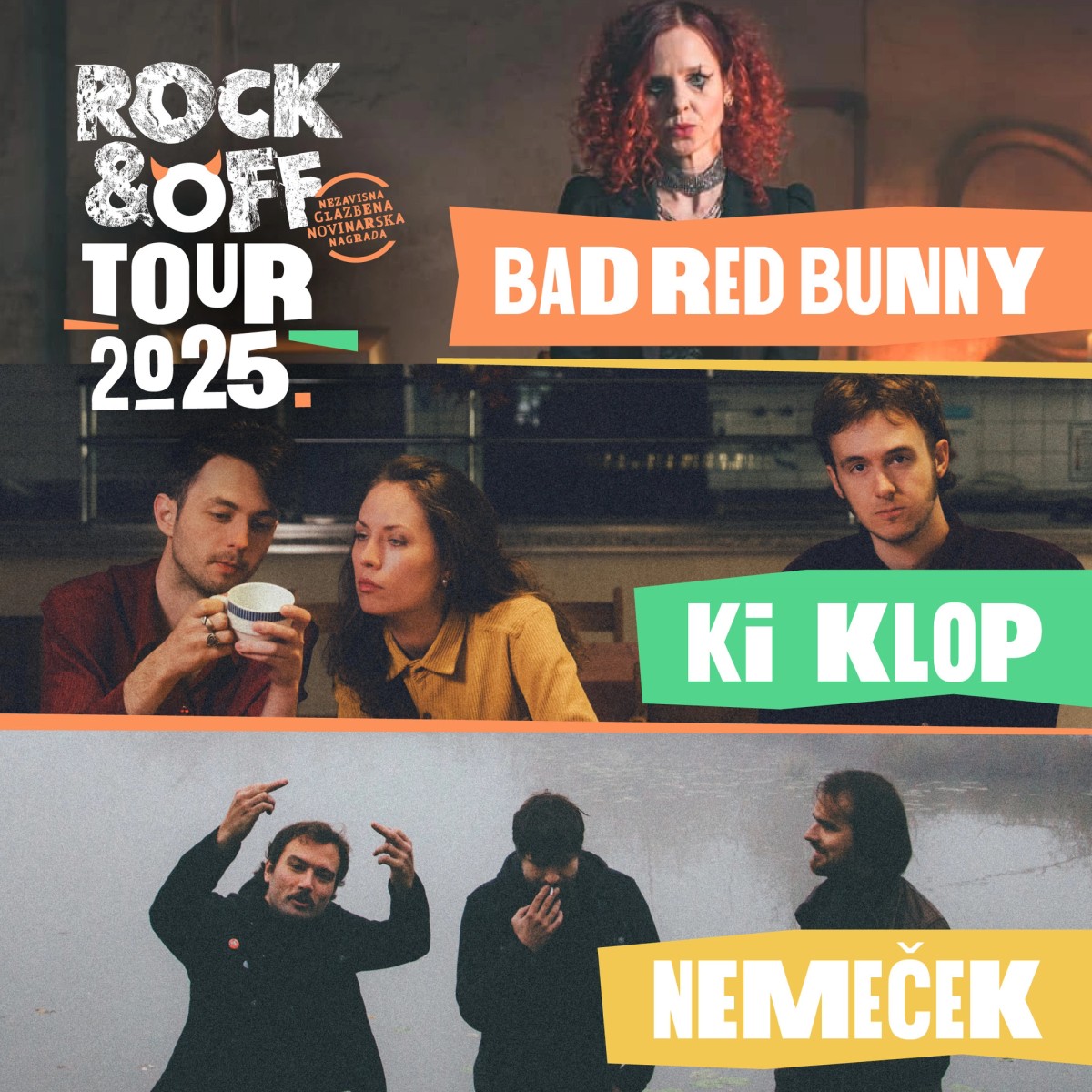 Rock&Off Tour 2025: Novi val domaće glazbe stiže u Knin i Makarsku