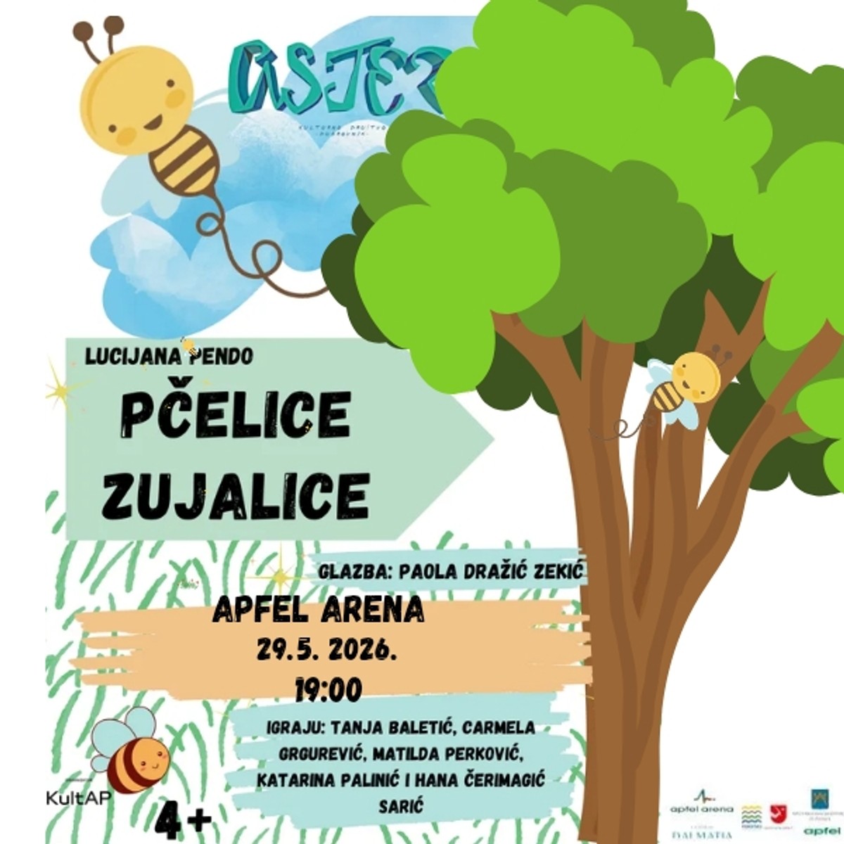 'Pčelice zujalice' stižu u Apfel Arenu, sprema se pčelinja avantura