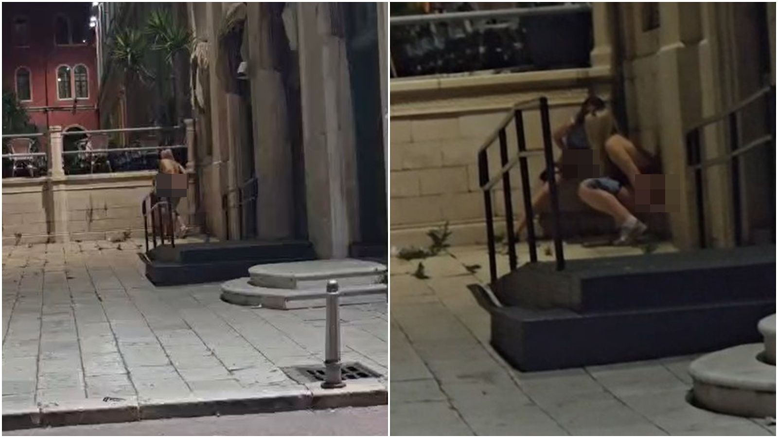 SRAMOTNE SCENE Dvije cure istovremeno obavile nuždu na splitskim Prokurativama