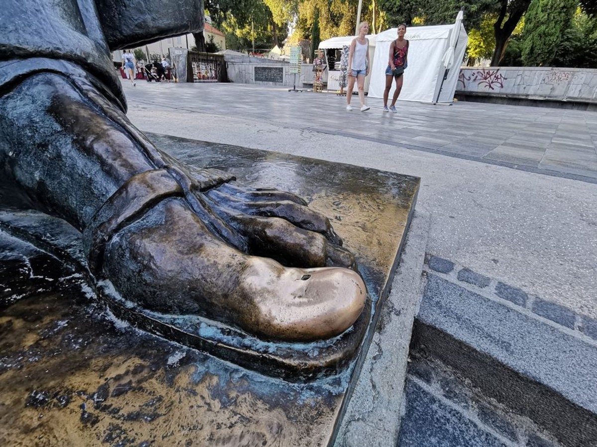 Oštećen palac Grgura Ninskog I Foto: Drago Miljuš