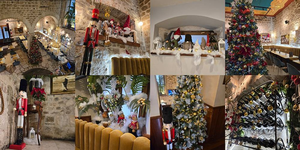 Advent u kavani/restoranu Lvxor