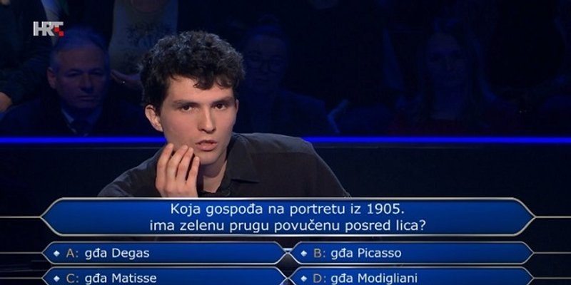 VIDEO: HRABROST NA HTV-u Natjecatelj na kviz došao u pratnji momka