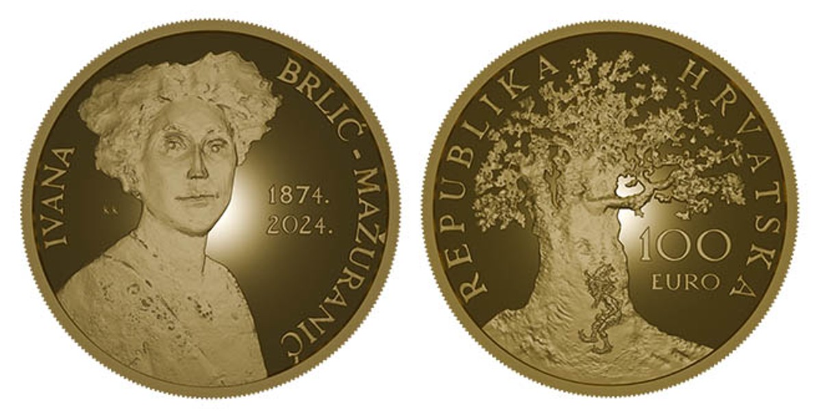 Prije 150 godina rođena je Ivana Brlić-Mažuranić: Numizmatičke kovanice slave njezin lik i djelo