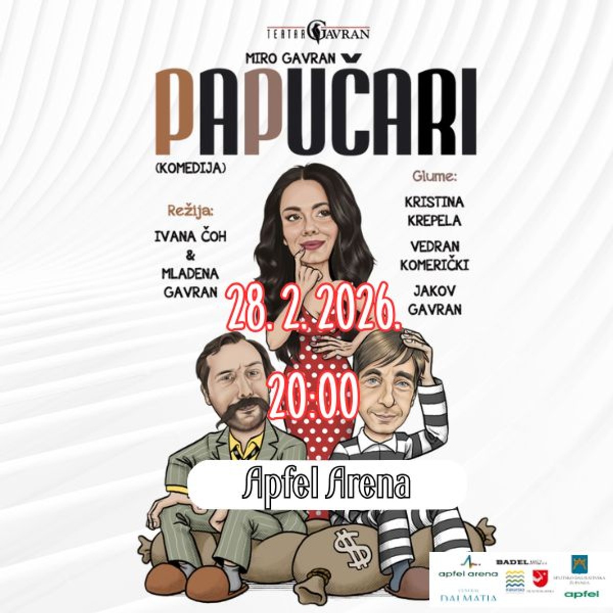 U Makarsku stiže komedija Mira Gavrana 'Papučari'