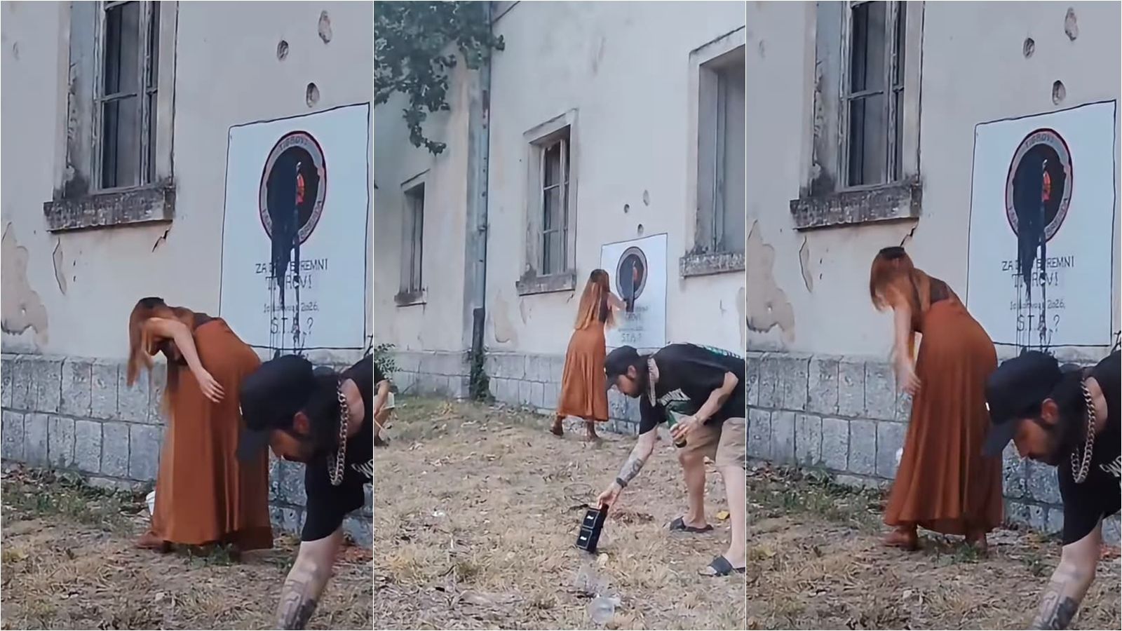 Policija se uključila u performans s grbom 1. gardijske brigade u Sinju: Provest ćemo kriminalističko istraživanje