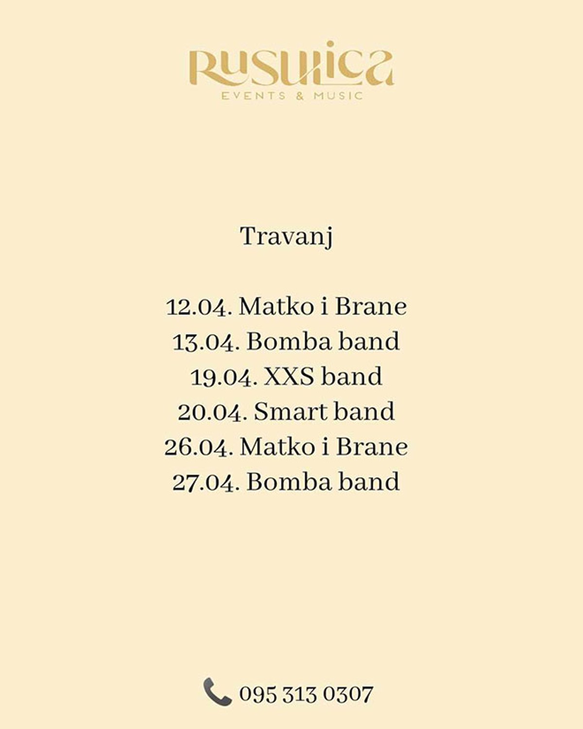 RUSULICA ČASTI Zabava u subotu je zajamčena, tko je spreman za provod s ekipom?