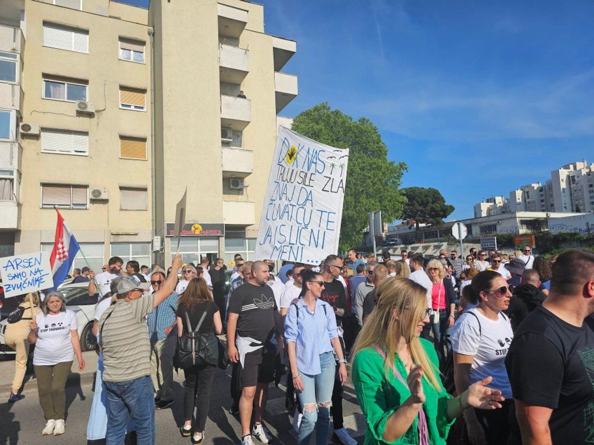 Prosvjed u Splitu