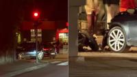 FOTO: TEŠKA PROMETNA U KAŠTELIMA Sudarili se automobil i motocikl
