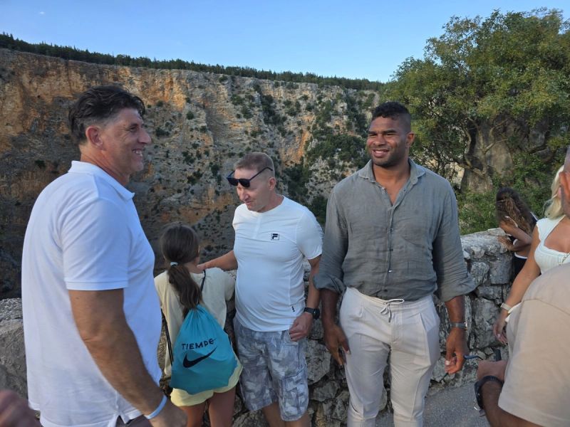 FOTOGALERIJA Alistair Overeem posjetio Imotski, najavio kupnju kuće u gradu