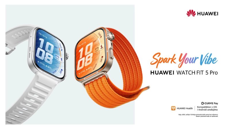 Huawei 7. svibnja predstavlja WATCH FIT 5 seriju