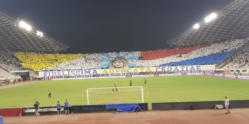 VIDEO: Utakmica je otvorena impresivnom koreografijom Torcide