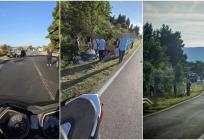 Sudar triju vozila u Trogiru, zatvorena cesta