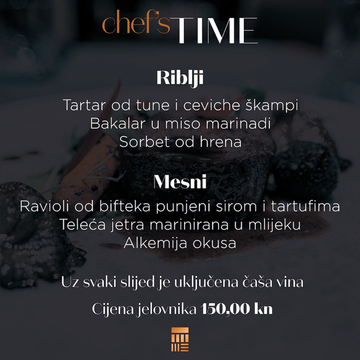 NOVI SPLITSKI RESTORAN Chef's Time danas otvara svoja vrata, pripremili su poseban jelovnik