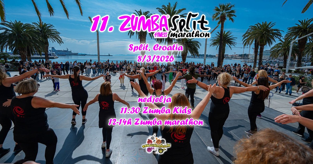 Uskoro novi Zumba Split Marathon, prvi put dio programa namijenjen djeci