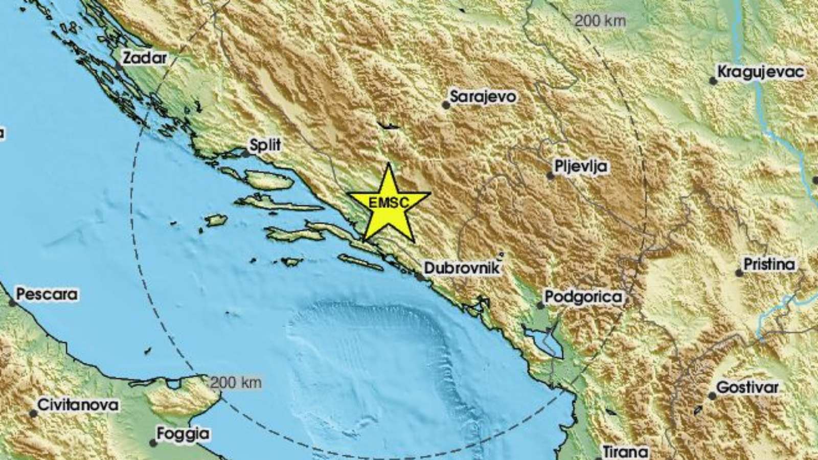 Dva potresa kod Metkovića uzmenirila stanovnike: 'Tutnjava i jak udar na kraju'