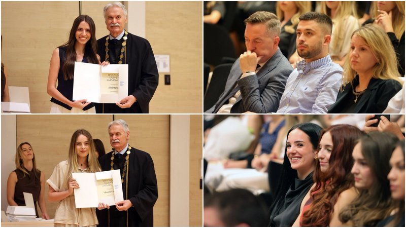 FOTOGALERIJA Dodijeljene rektorove nagrade splitskim studentima: 'Vi ste najbolji među najboljima'