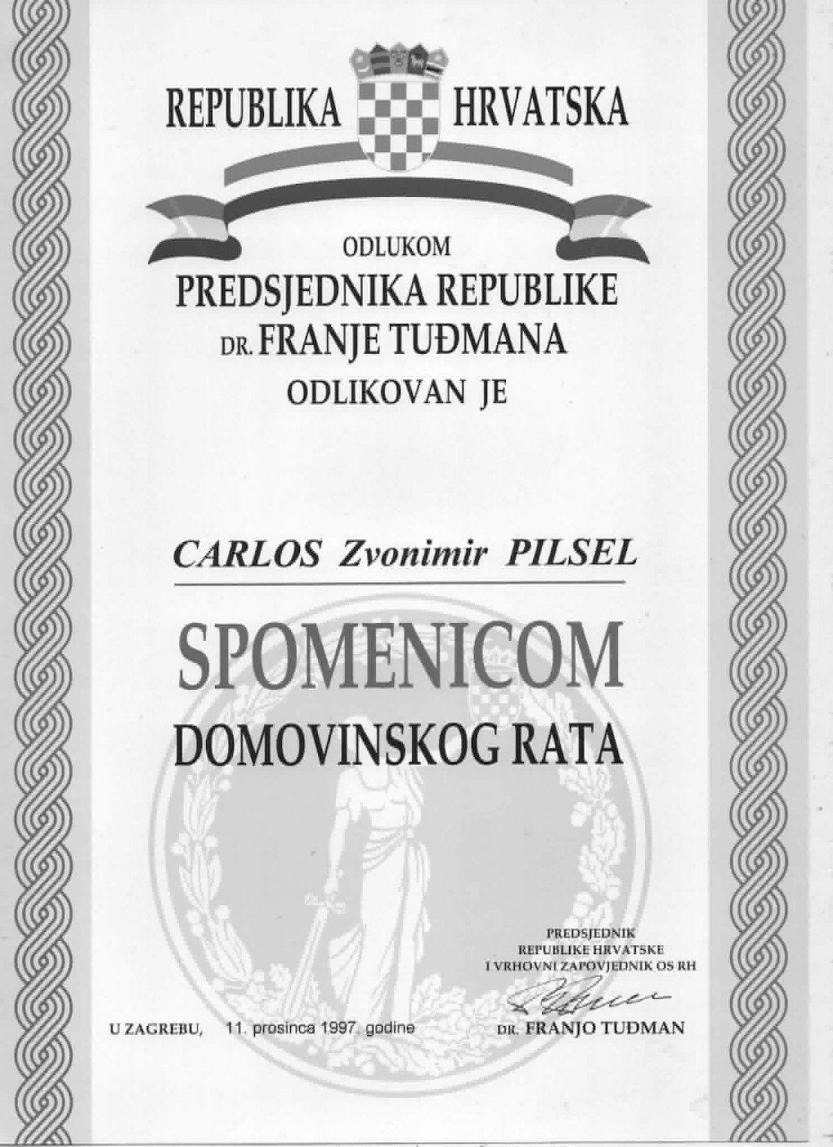 Ratna dokumentacija Drago Pilsel