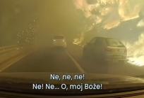 VIDEO Jeziva snimka: Mađari s djetetom bježali od požara kod Omiša
