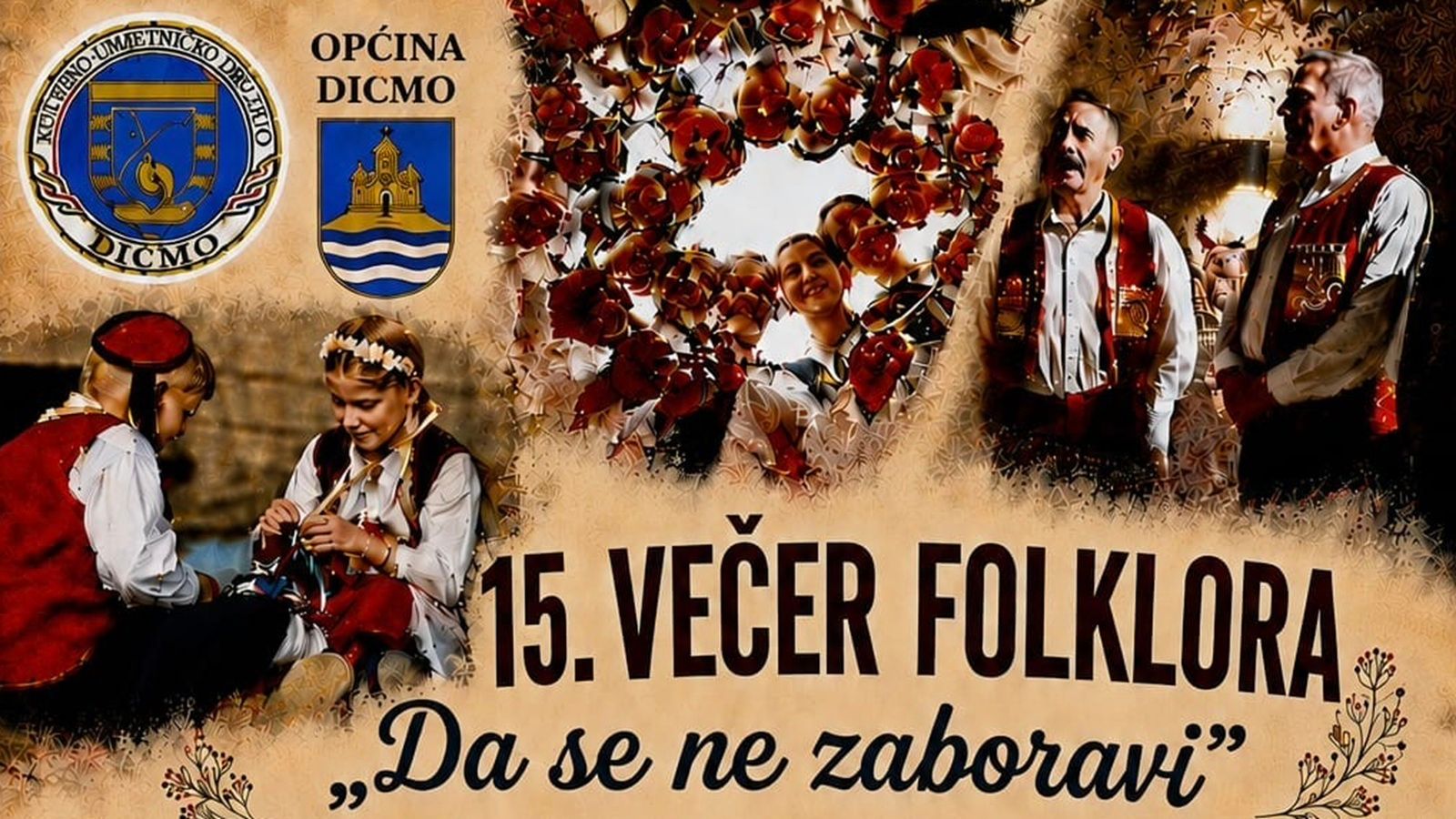 Iz Dicma uputili poziv na 15. Večer folklora 'Da se ne zaboravi'