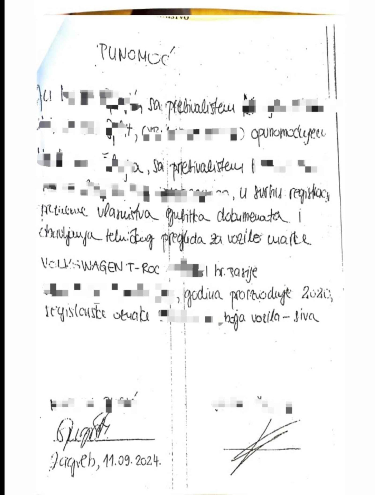 APSURDNA SITUACIJA Zbog dokumenta koji je policija izdala prevarantima, Splićanin dvije godine ne može voziti svoj auto
