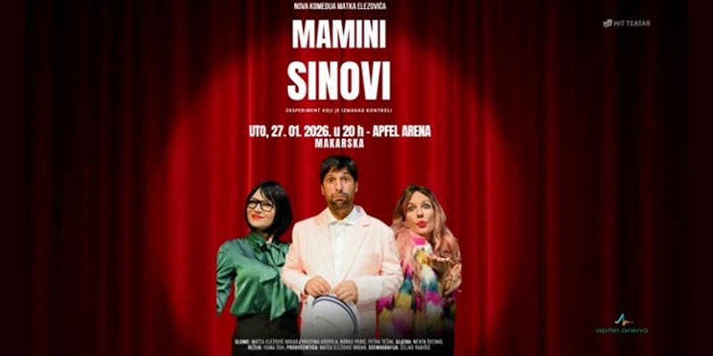'Mamini sinovi' stižu u Apfel Arenu 27. siječnja u 20 sati!