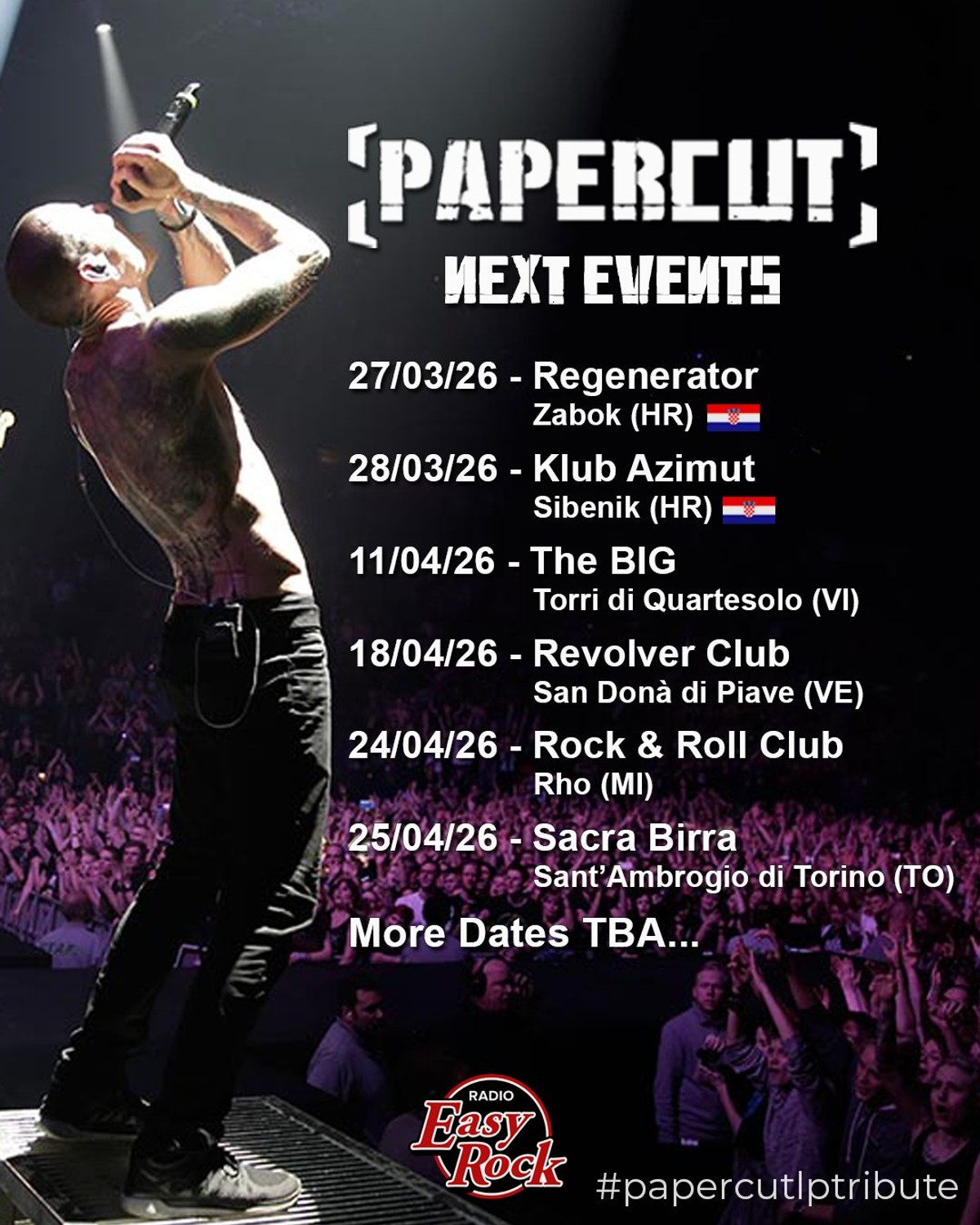 Talijanski Papercut donosi zvuk legendarnog Linkin parka u Šibenik