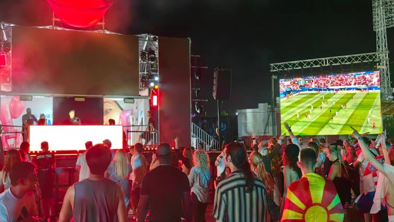 FOTO/VIDEO Nogometno ludilo nije zaobišlo ni Ultru Europe